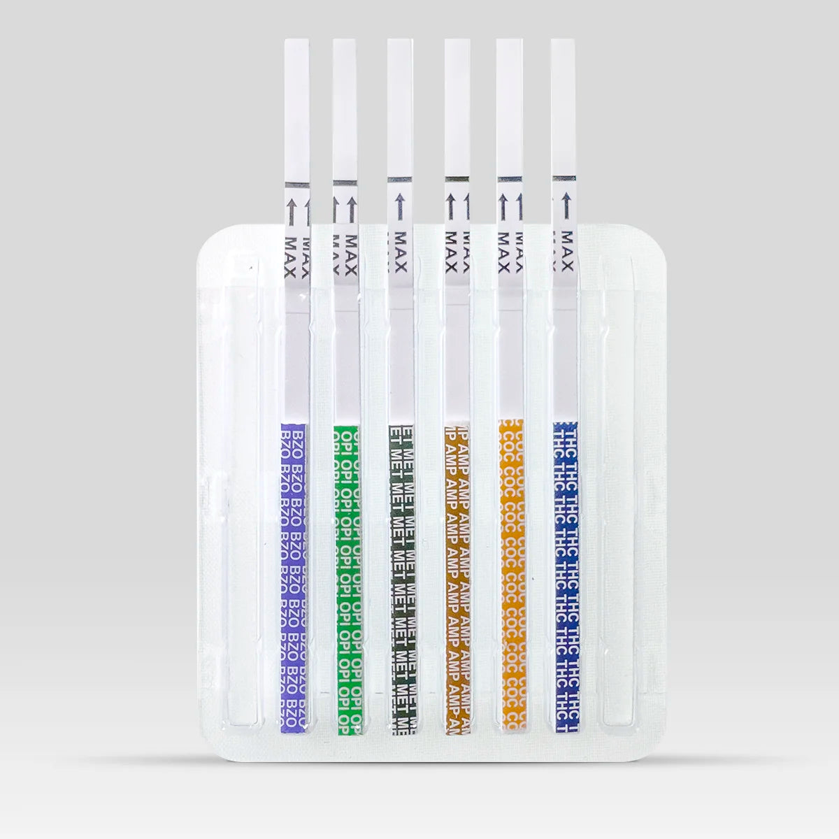 Multidrogas 6 parámetros (THC/COC/AMP/MET/OPI/BZO) Hemovista - Casete