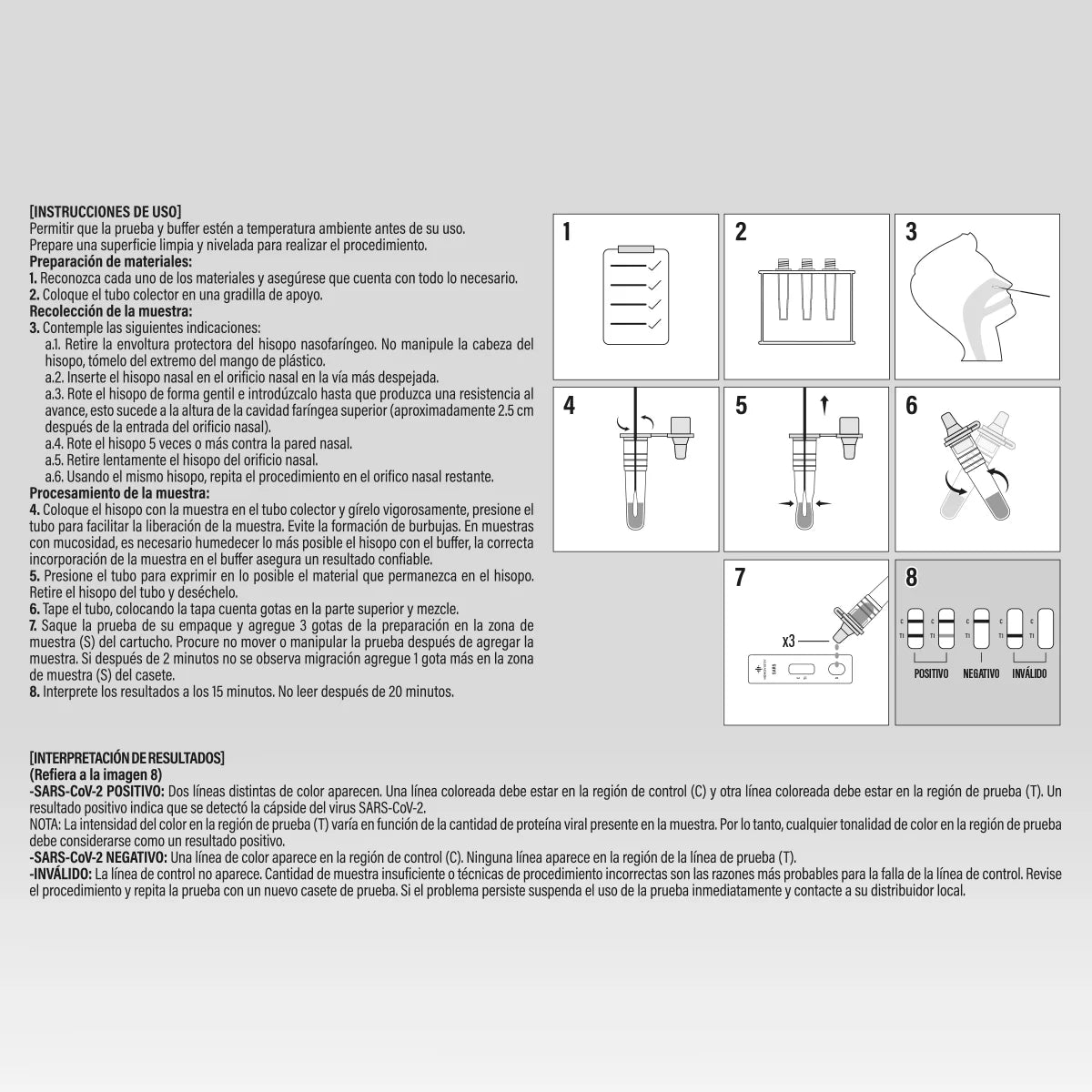 SARS COVID Hemovista - Instrucciones