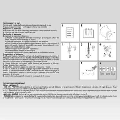 SARS COVID Hemovista - Instrucciones