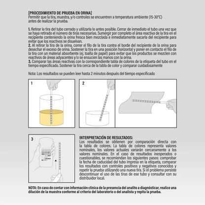 Uritest Hemovista - Instrucciones