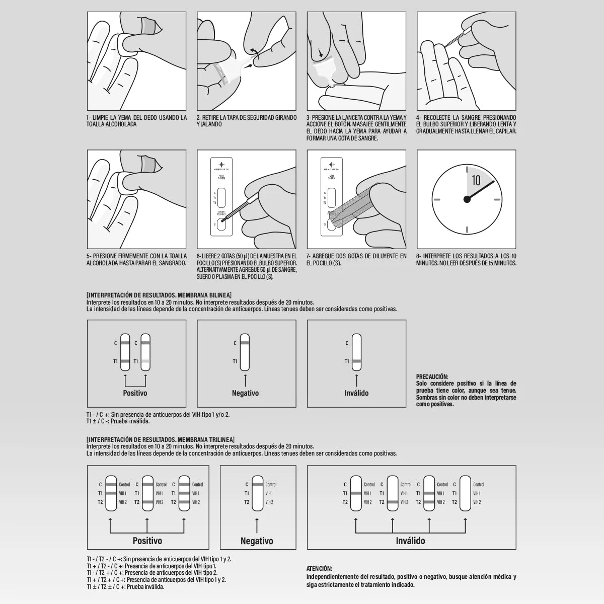 VIH Tercera Generacion Hemovista- Instrucciones
